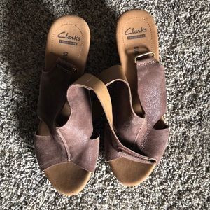 Suede Wedges